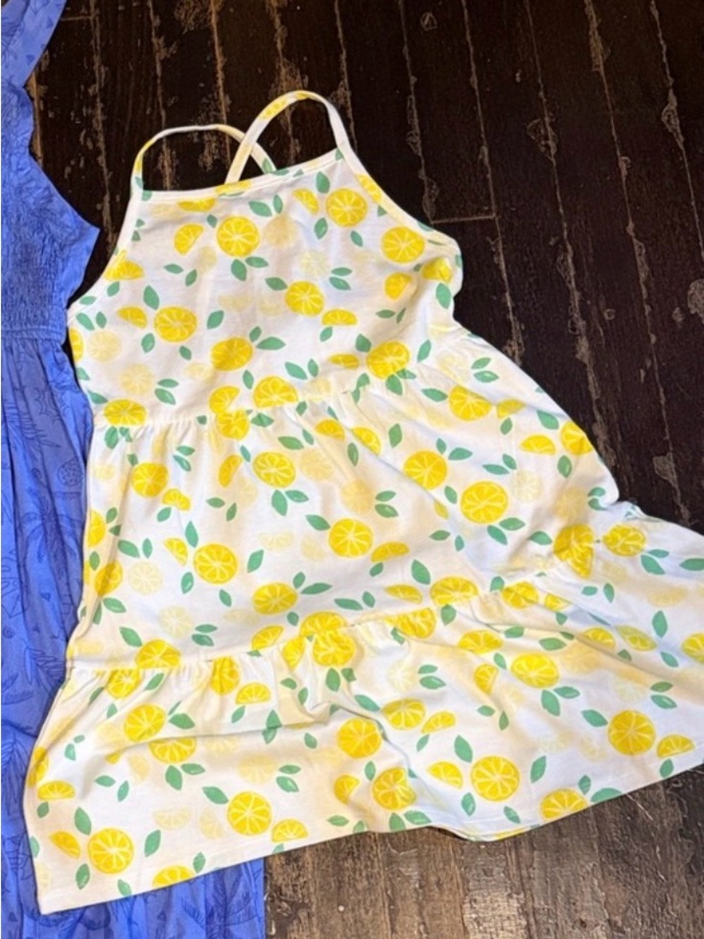 🆕 yellow Sundress for Girls - Blue. 8